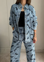 Paisley Denim Set