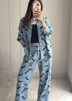Paisley Denim Set