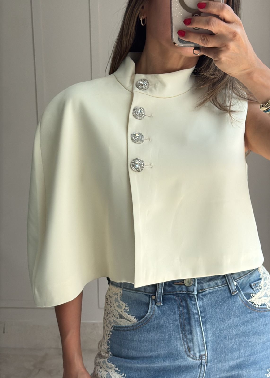 Angelina Cape Top
