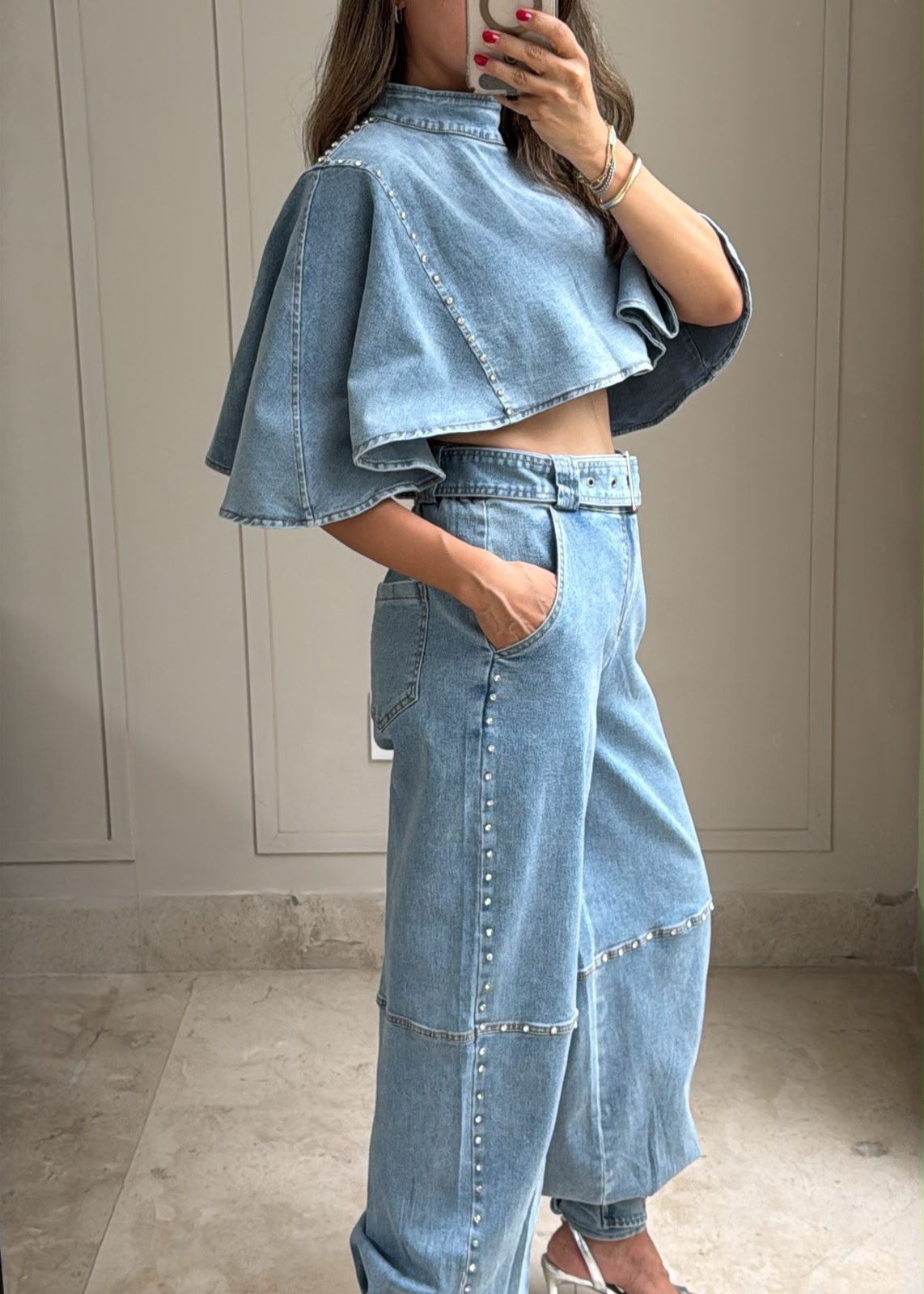Deborah Denim Set