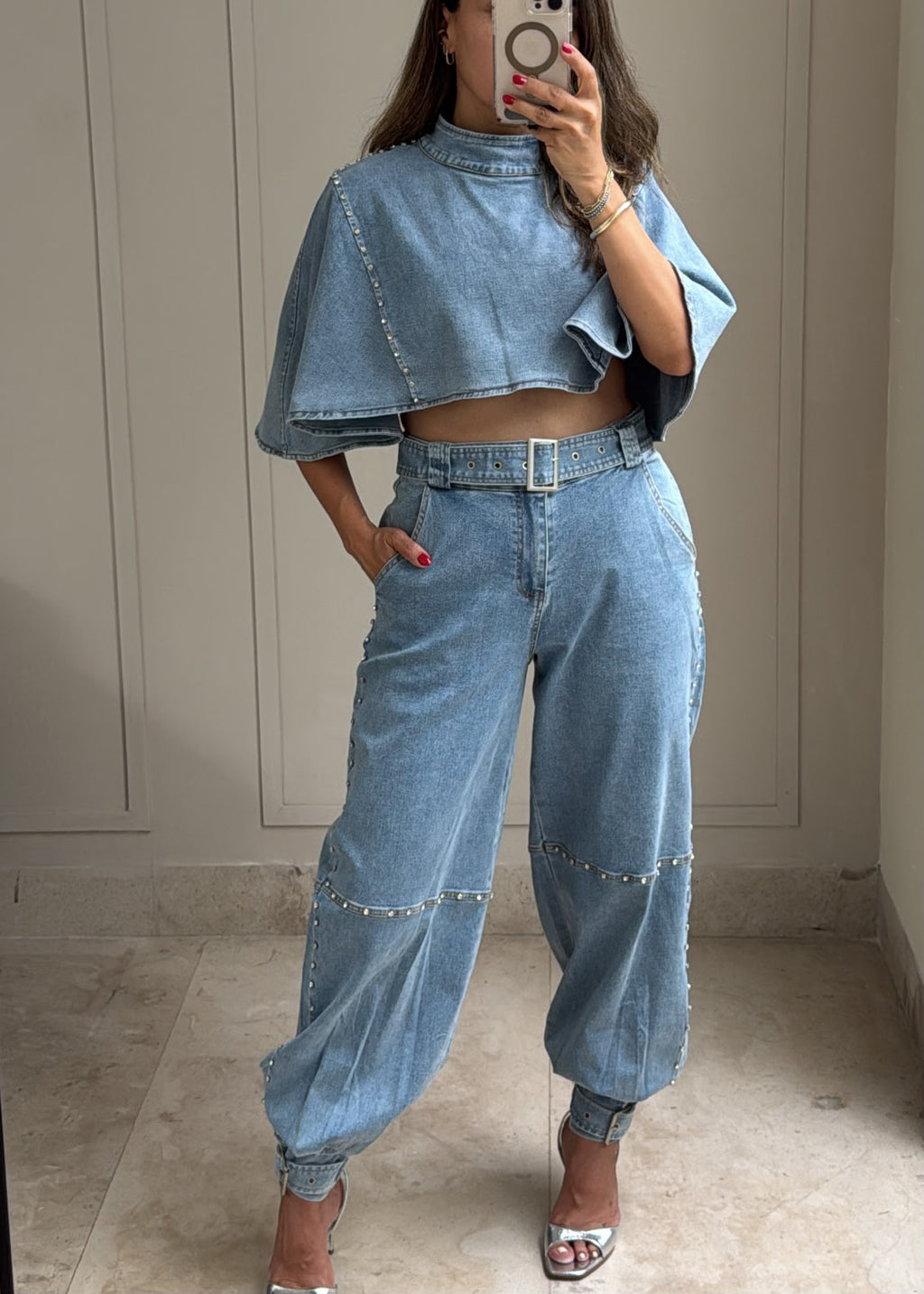 Deborah Denim Set