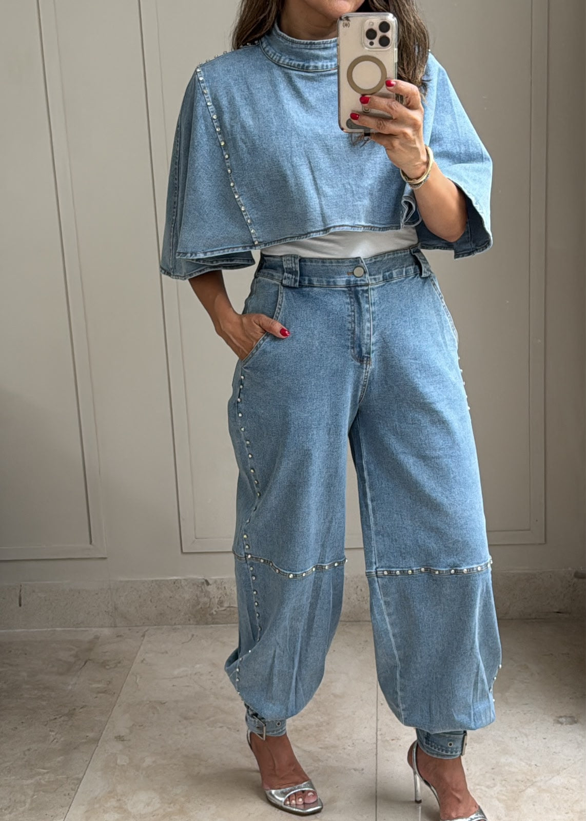 Deborah Denim Set