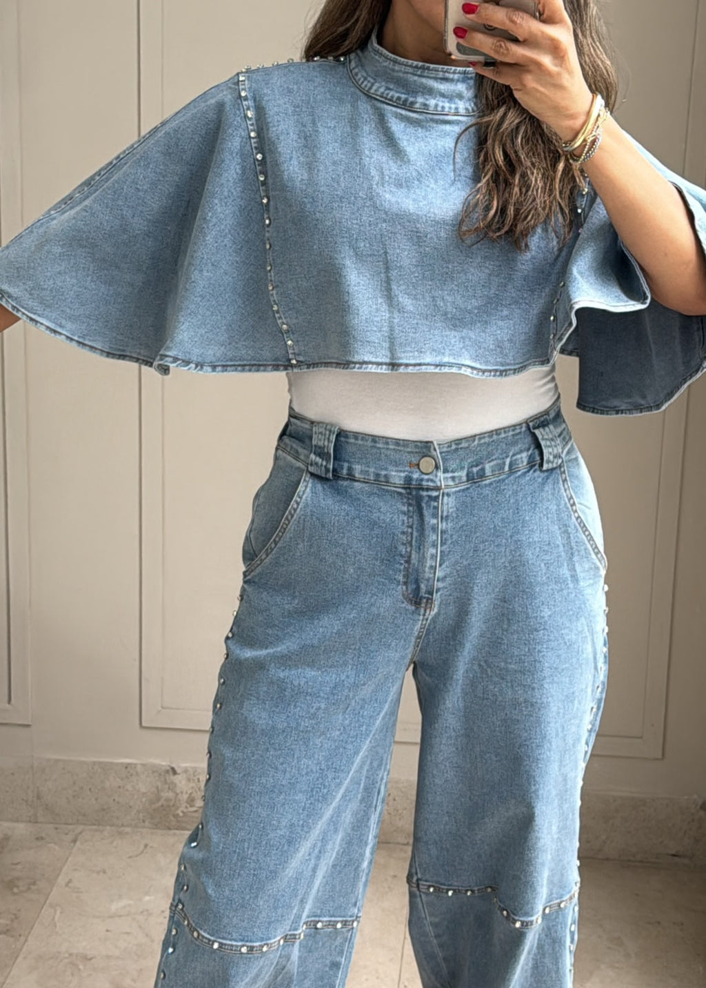 Deborah Denim Set