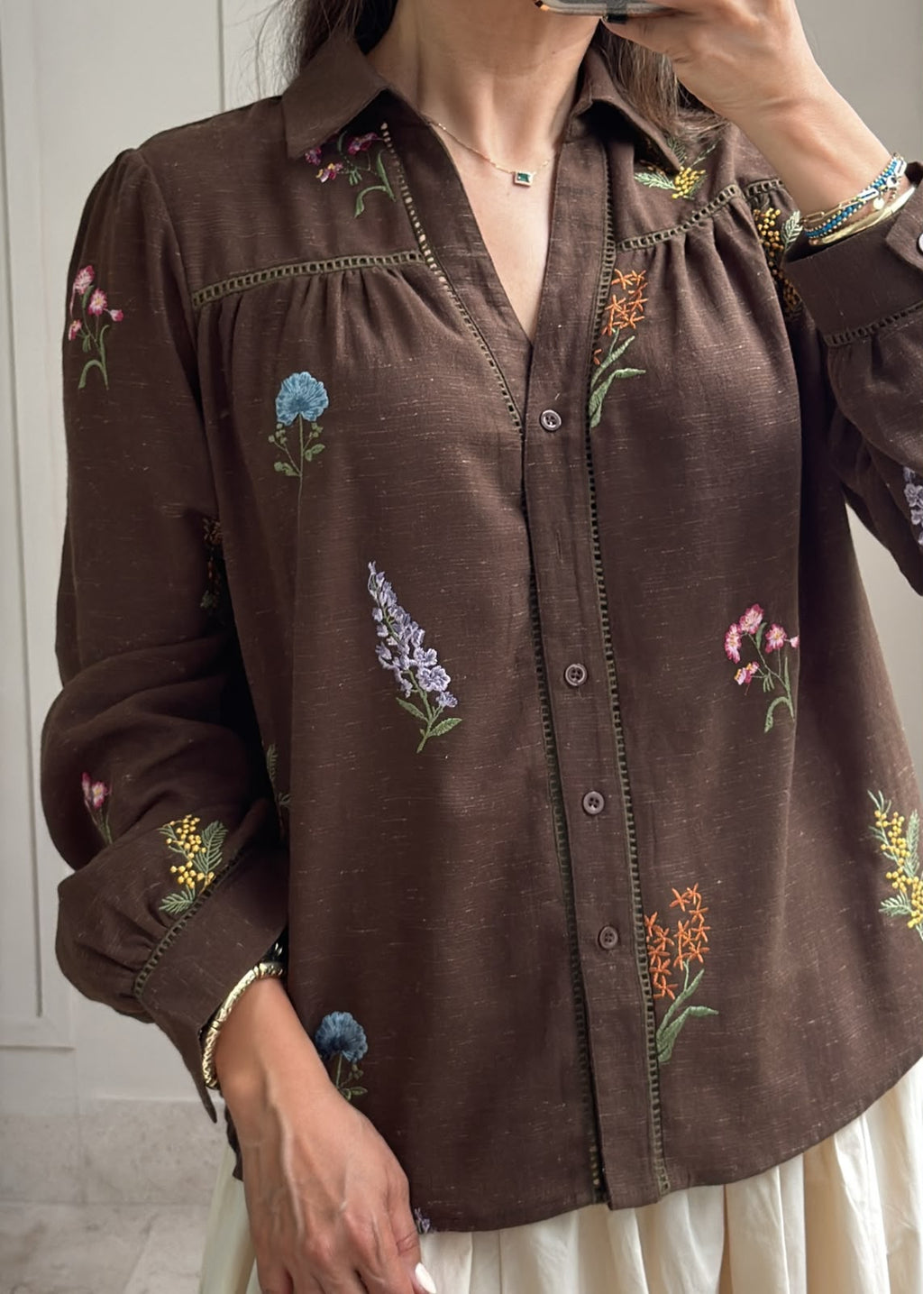Hazel Embroidered Blouse