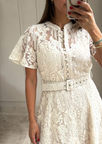 Louise Lace Midi Dress