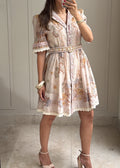 Blush Paisley Dress