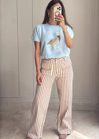 Striped Cargo Pants