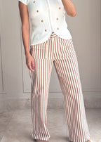 Striped Cargo Pants