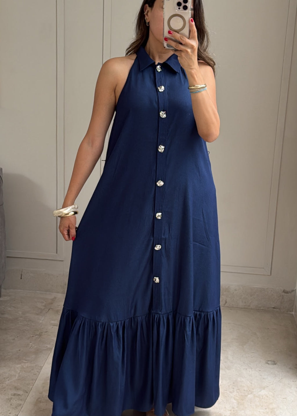 Navy Breeze Dress