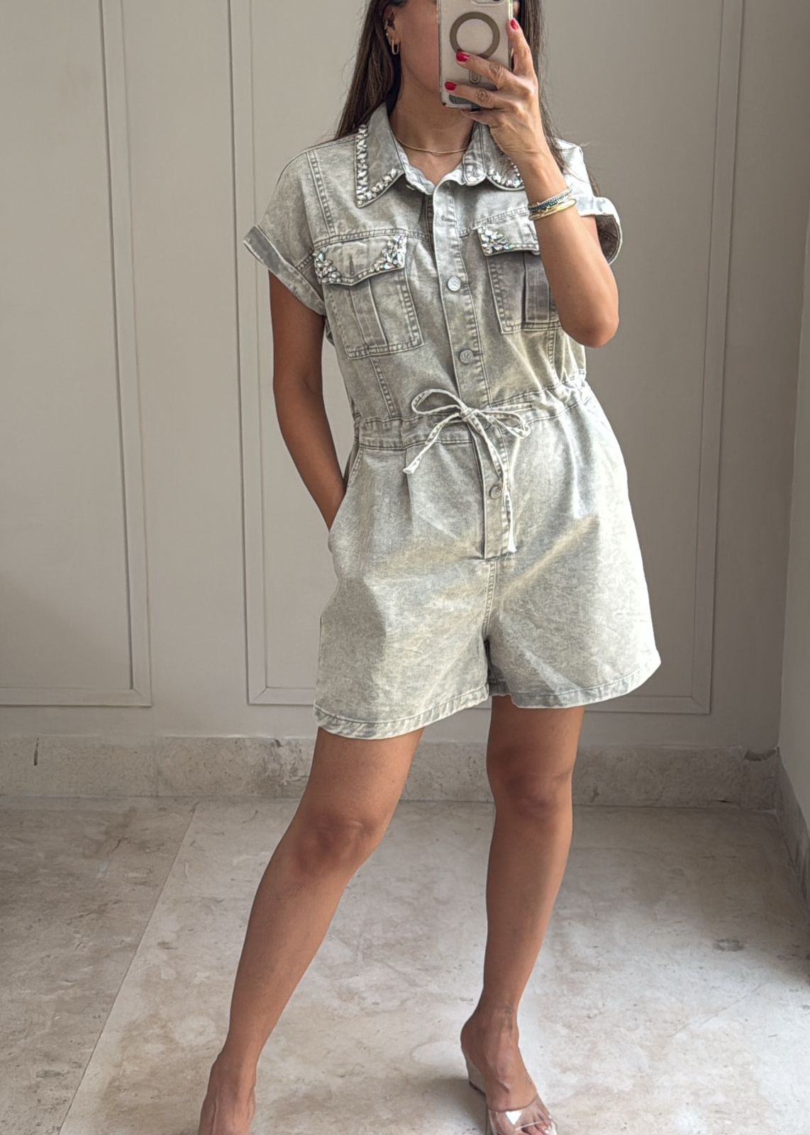 Crystal Desert Romper