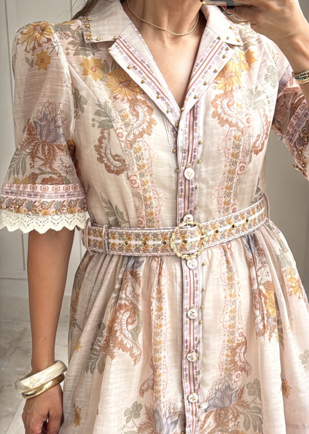 Blush Paisley Dress