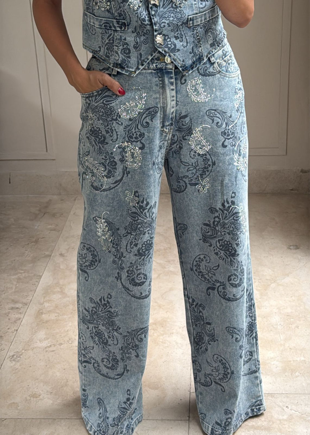 Blair Denim Set