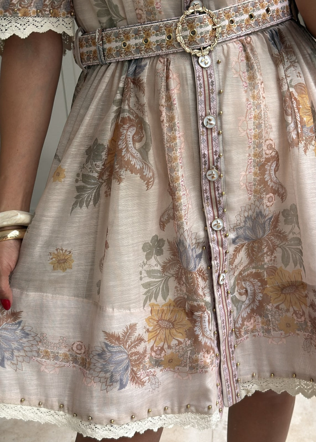 Blush Paisley Dress