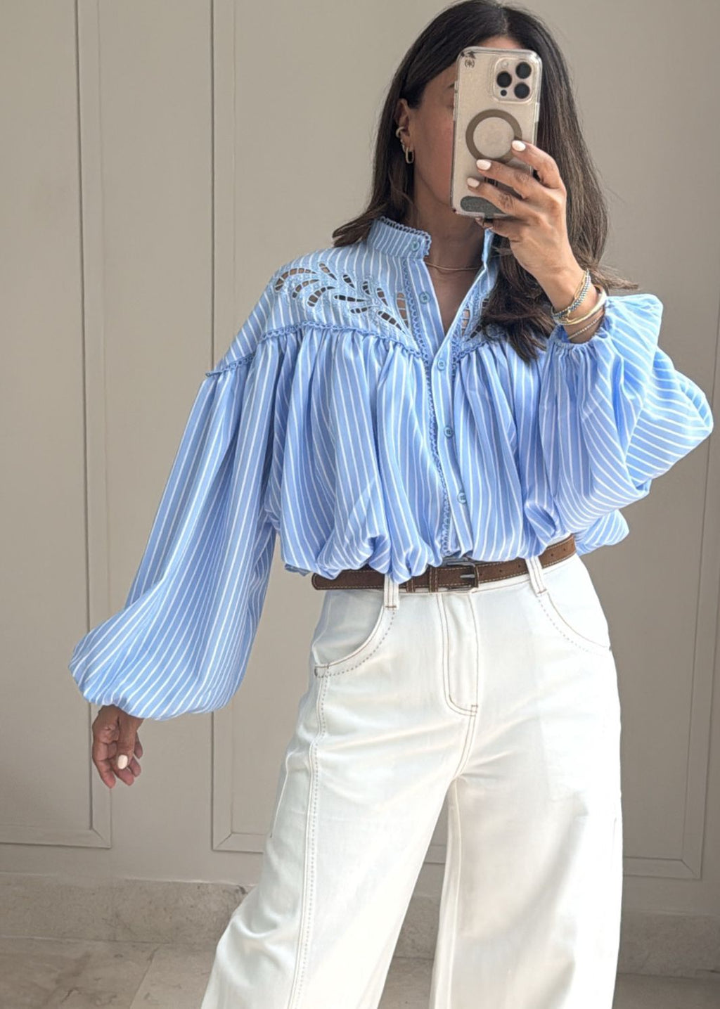 Amelia Balloon Blouse