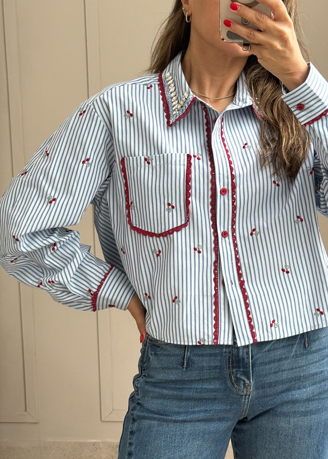 Rosé Charm Shirt