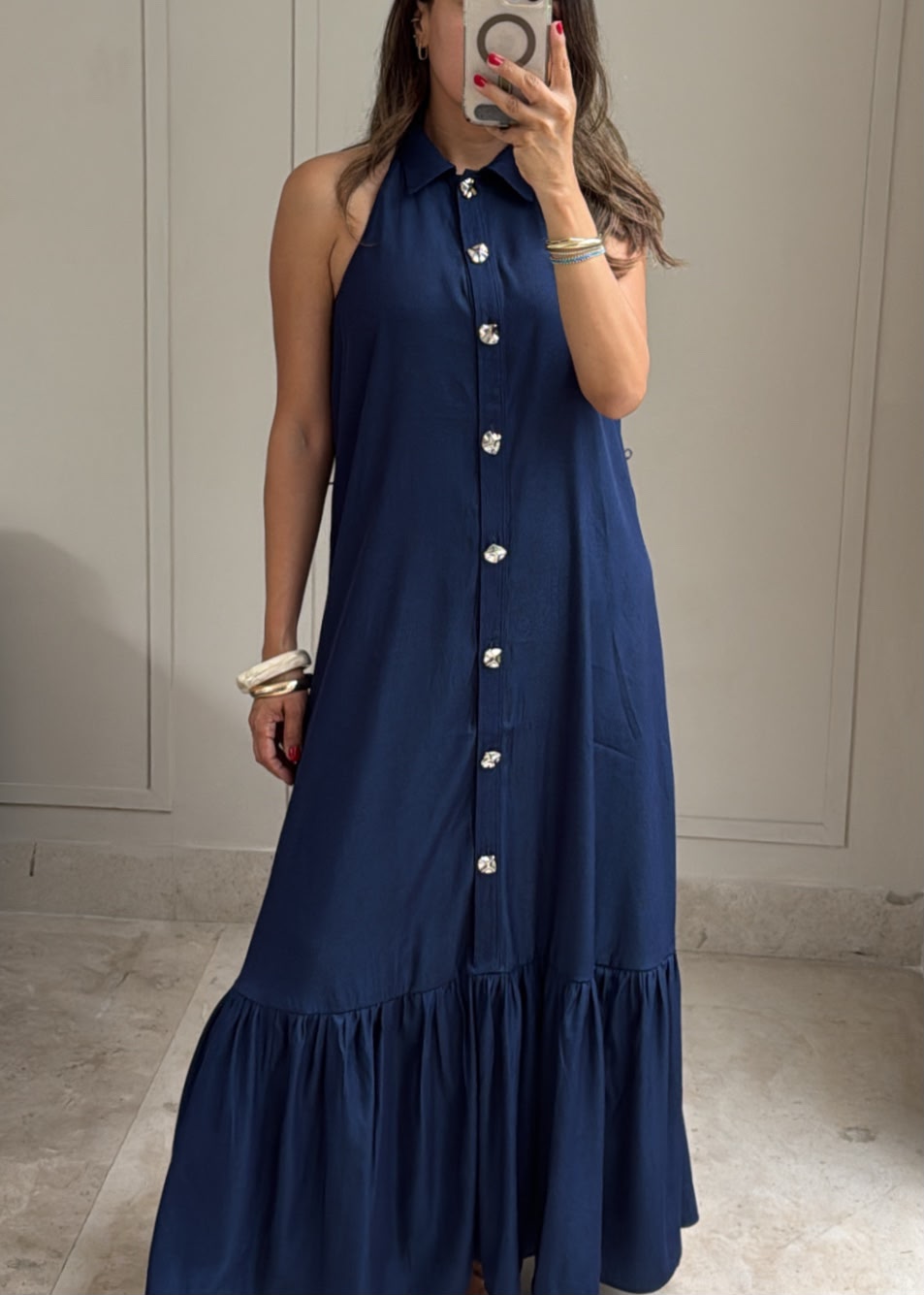 Navy Breeze Dress