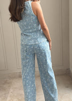 Crystal Bloom Denim