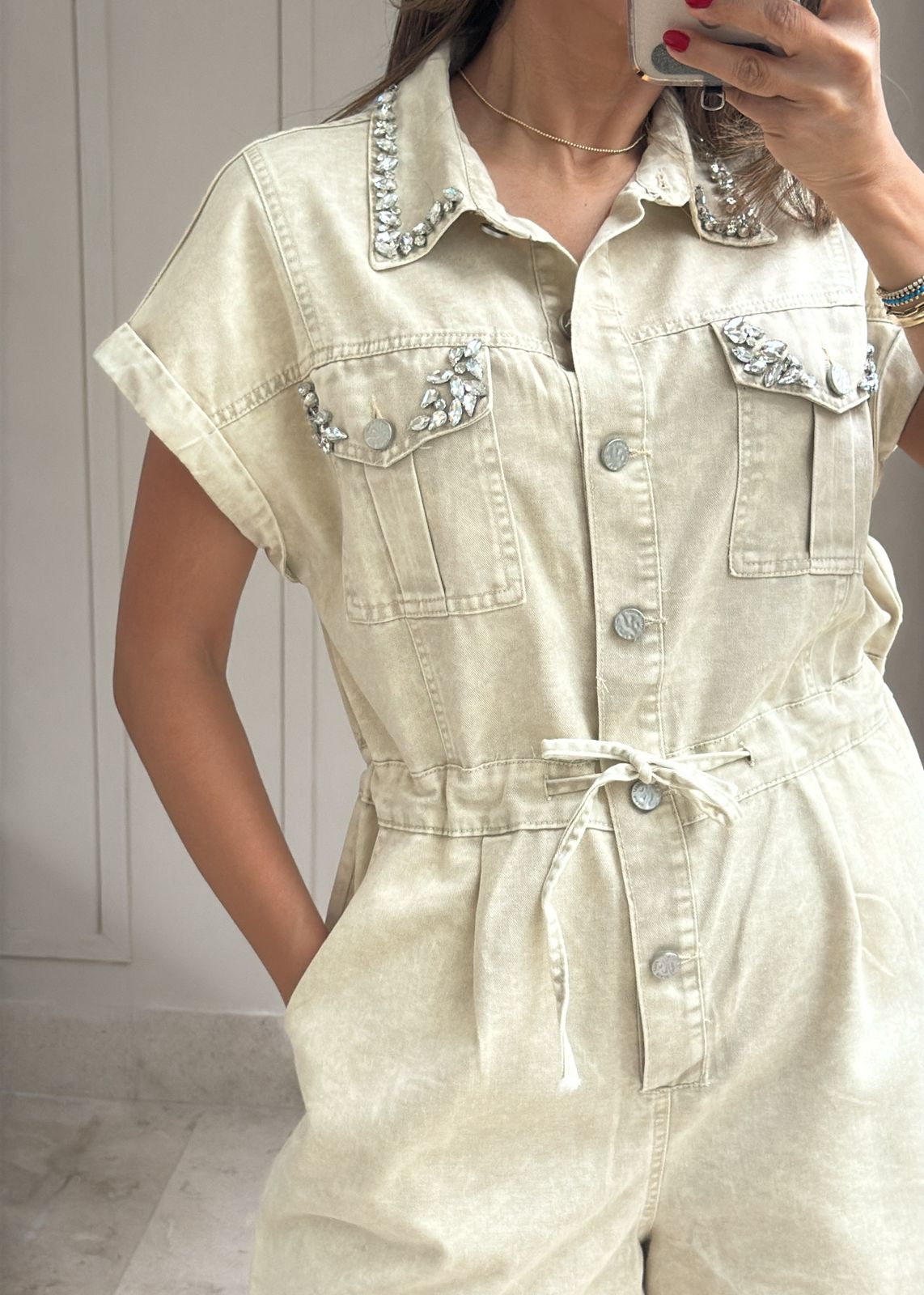 Crystal Desert Romper