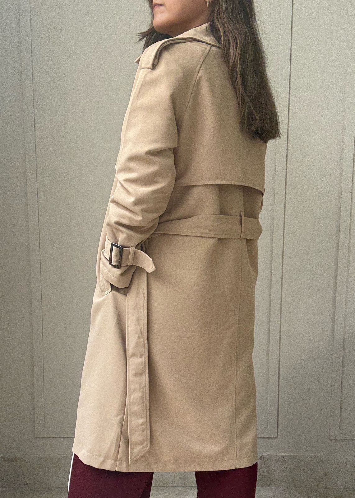 Gabardina Camel Classic Chic