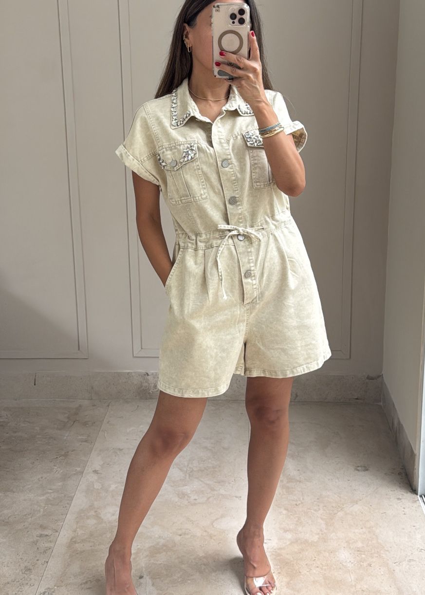 Crystal Desert Romper