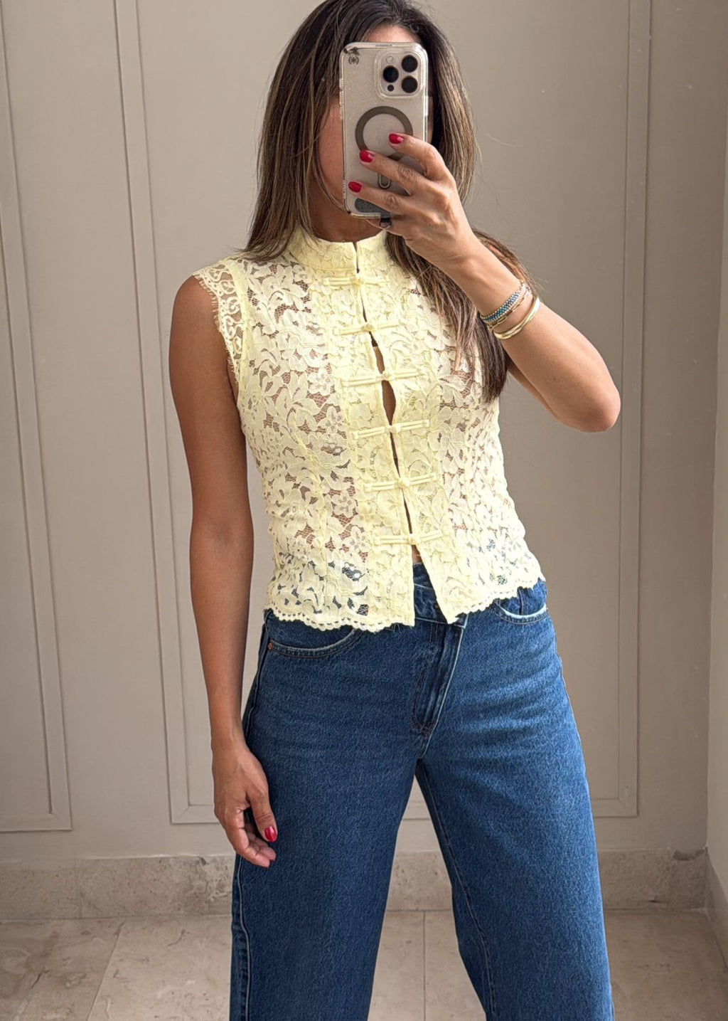 Oriental Lace Top