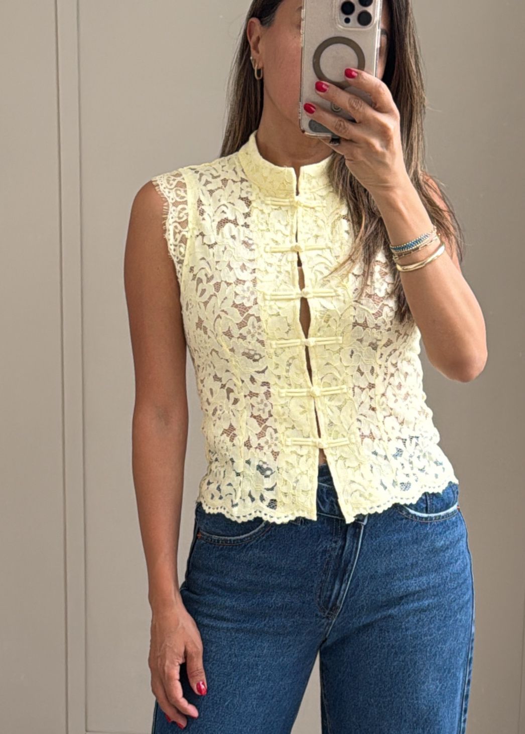 Oriental Lace Top