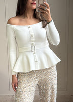 Larissa Peplum Top