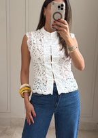 Oriental Lace Top