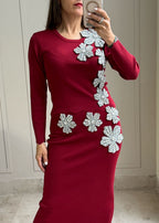 Audrina Burgundy Set