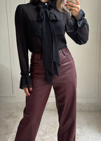 Emma Vegan Leather Pants