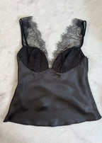 Neri Satin Top