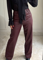 Emma Vegan Leather Pants