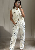 Navy Dot Jeans
