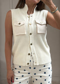 Ivory Knit Vest