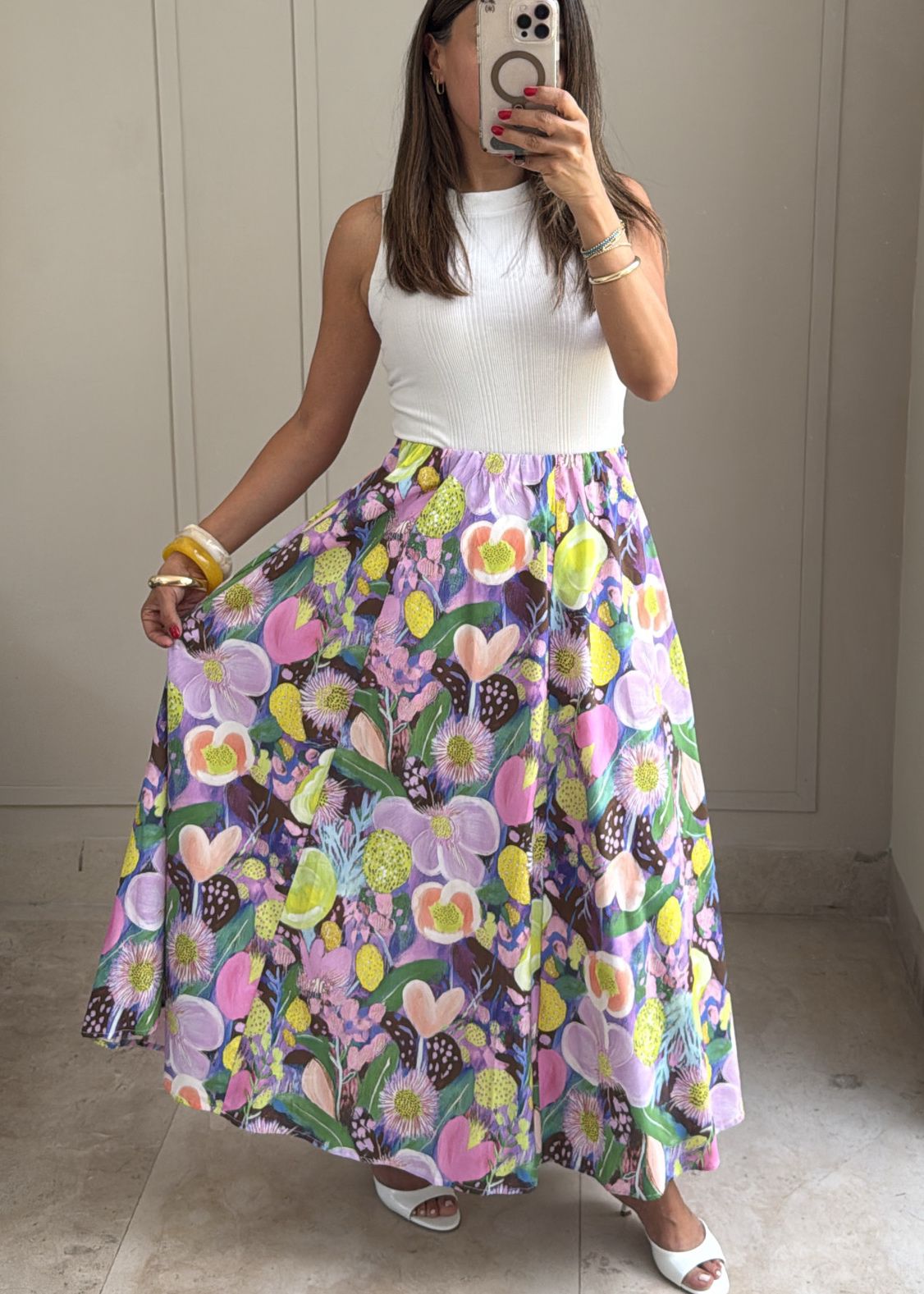 Lilac Garden Skirt