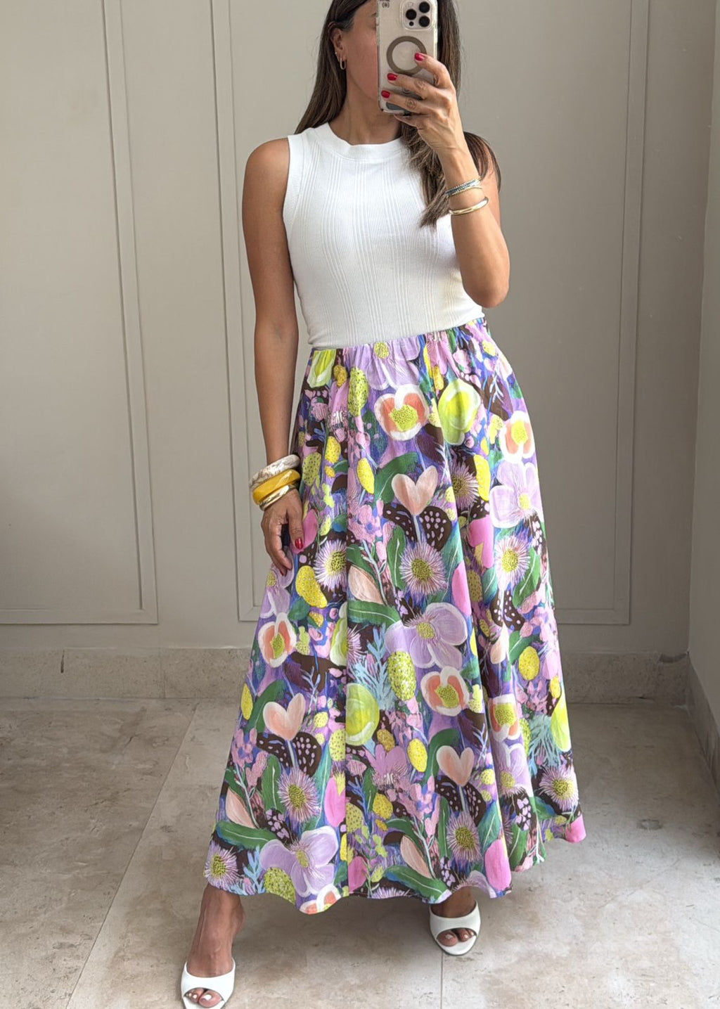 Lilac Garden Skirt