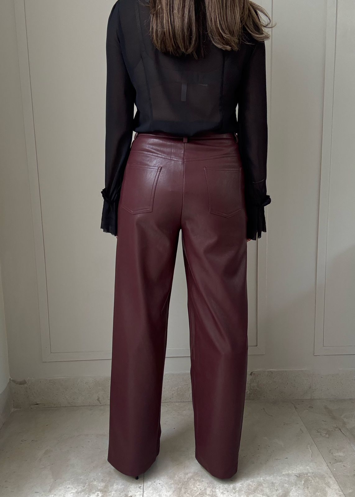 Emma Vegan Leather Pants