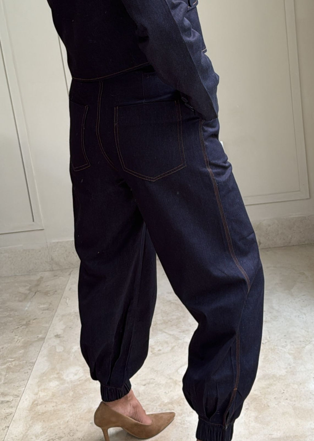 Kathia Dark Denim Set