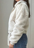 Colette Faux Fur Cropped Jacket