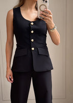 Monroe Noir Jumpsuit