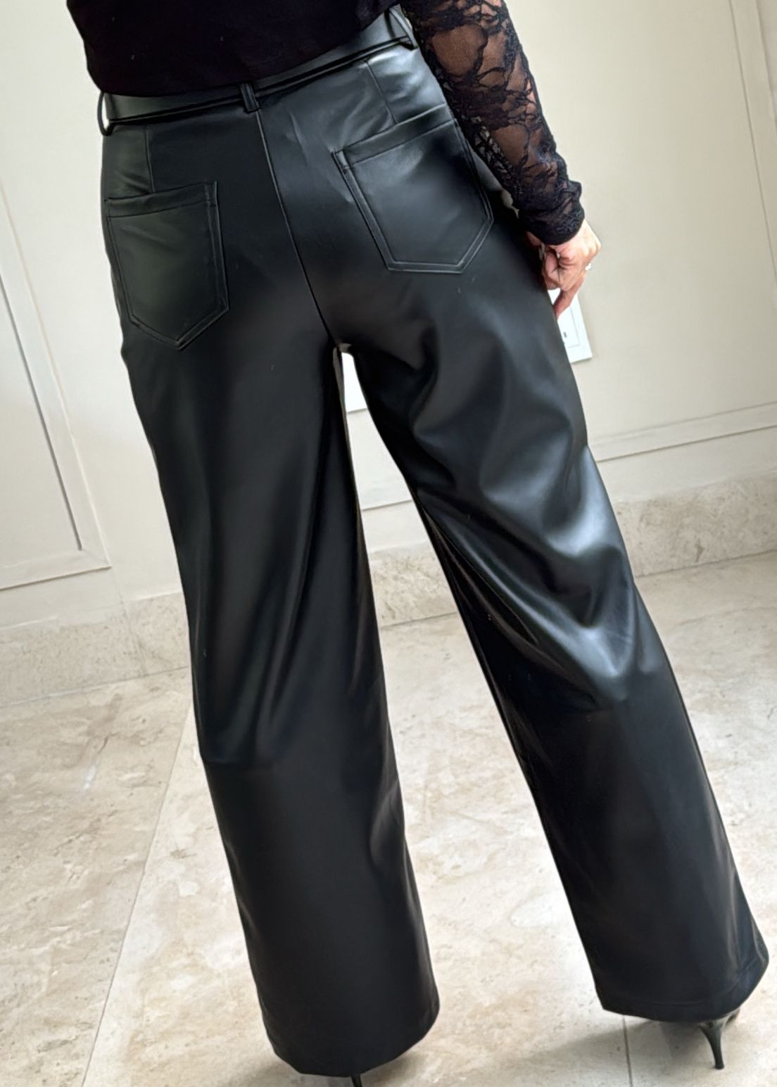 Jacky Vegan Leather Pants